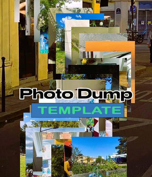 Photo Dump CapCut Template Link (New Collection) Techfiji